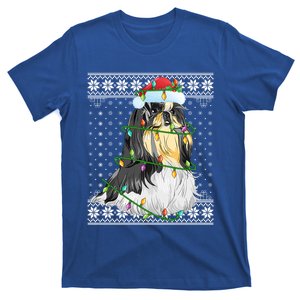 Shih Tzu Xmas Ugly Sweater Lighting Shih Tzu Dog Christmas Meaningful Gift T-Shirt