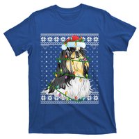 Shih Tzu Xmas Ugly Sweater Lighting Shih Tzu Dog Christmas Meaningful Gift T-Shirt