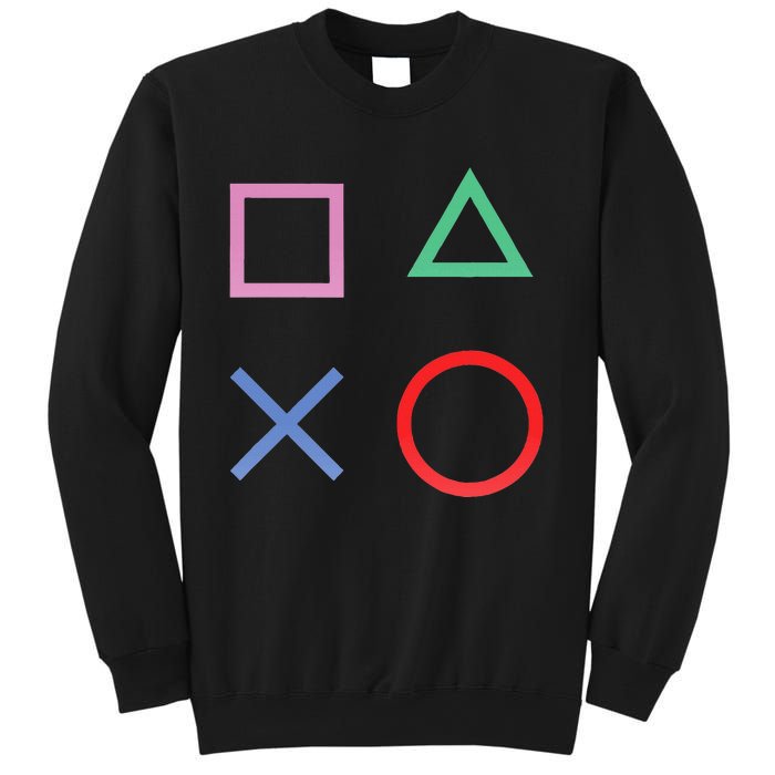 Square Triangle X And Circle Shape Sweatshirt