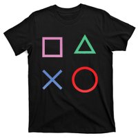 Square Triangle X And Circle Shape T-Shirt