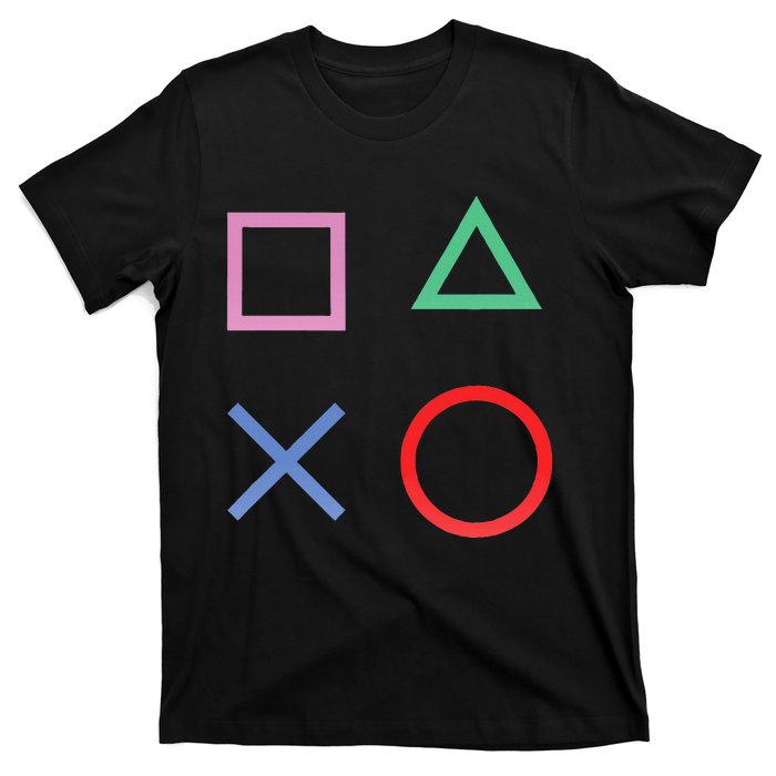 Square Triangle X And Circle Shape T-Shirt