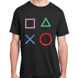 Square Triangle X And Circle Shape Adult ChromaSoft Performance T-Shirt