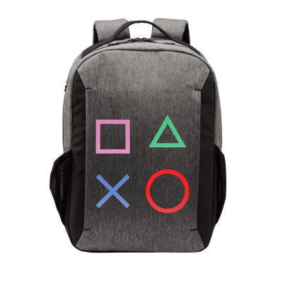 Square Triangle X And Circle Shape Vector Backpack