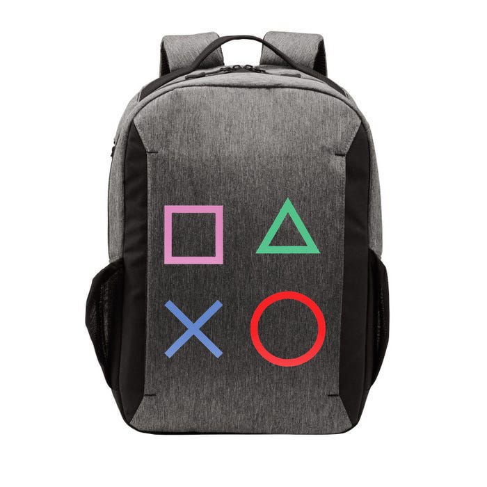 Square Triangle X And Circle Shape Vector Backpack