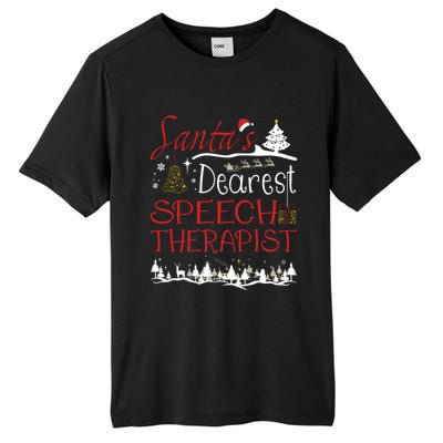 Speech Therapist Xmas Job Cute Christmas Cool Gift Tall Fusion ChromaSoft Performance T-Shirt