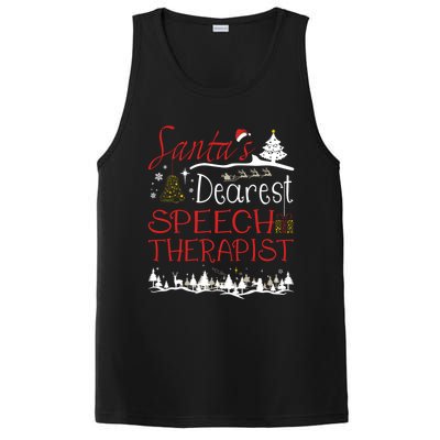 Speech Therapist Xmas Job Cute Christmas Cool Gift PosiCharge Competitor Tank