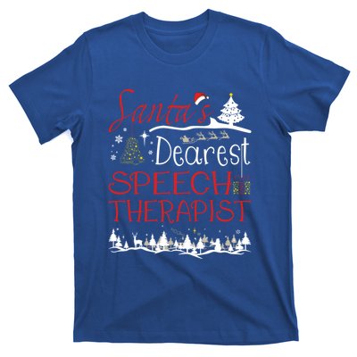 Speech Therapist Xmas Job Cute Christmas Cool Gift T-Shirt