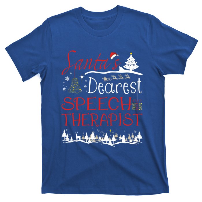 Speech Therapist Xmas Job Cute Christmas Cool Gift T-Shirt