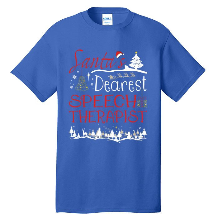 Speech Therapist Xmas Job Cute Christmas Cool Gift Tall T-Shirt