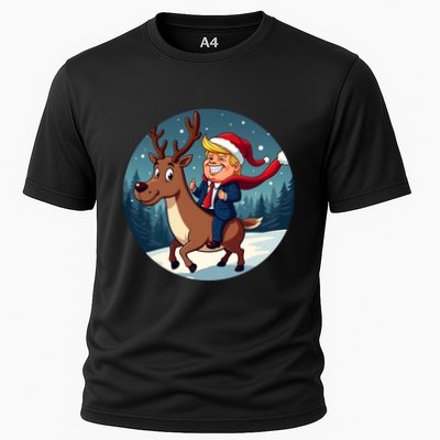 Santa Trump Xmas Donald Funny Christmas Pajamas Great Gift Performance Shirt