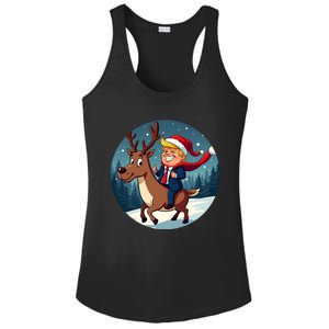 Santa Trump Xmas Donald Funny Christmas Pajamas Great Gift Ladies PosiCharge Competitor Racerback Tank