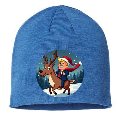 Santa Trump Xmas Donald Funny Christmas Pajamas Great Gift Sustainable Beanie