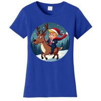 Santa Trump Xmas Donald Funny Christmas Pajamas Great Gift Women's T-Shirt