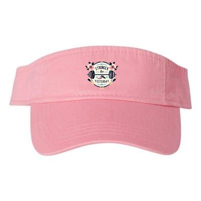 Stronger Than Yesterday Valucap Bio-Washed Visor