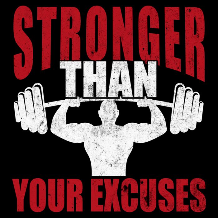 Stronger Than Your Excuses Bodybuilding Meaningful Gift Youth Performance Sprint T-Shirt