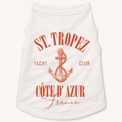 St Tropez Yacht Club Cote Dazur France Vacation Doggie Tank