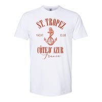 St Tropez Yacht Club Cote Dazur France Vacation Softstyle CVC T-Shirt