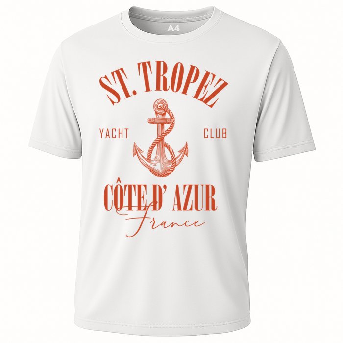 St Tropez Yacht Club Cote Dazur France Vacation Performance Shirt
