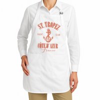 St Tropez Yacht Club Cote Dazur France Vacation Apron