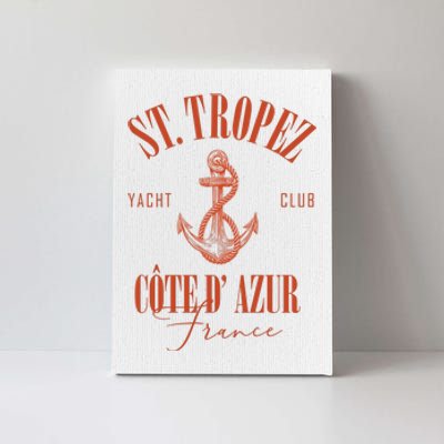 St Tropez Yacht Club Cote Dazur France Vacation Canvas