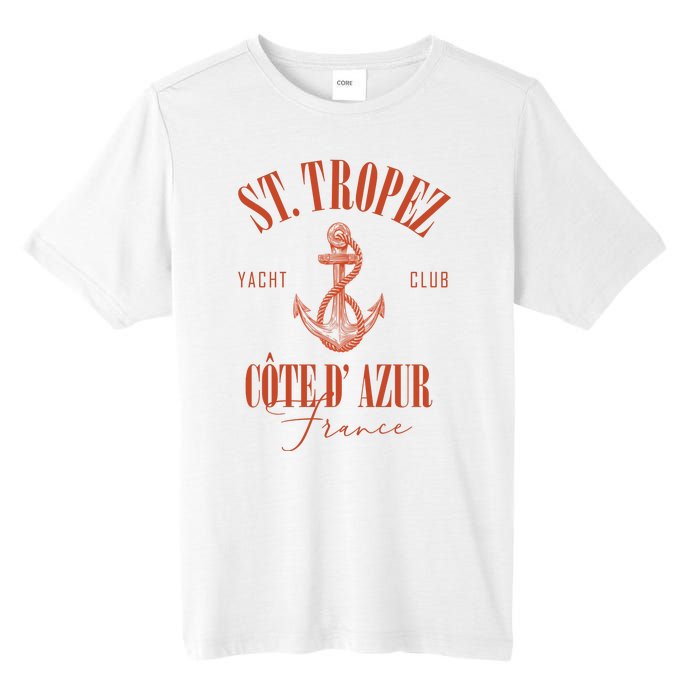 St Tropez Yacht Club Cote Dazur France Vacation Tall Fusion ChromaSoft Performance T-Shirt