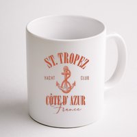 St Tropez Yacht Club Cote Dazur France Vacation Coffee Mug