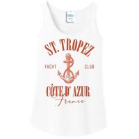 St Tropez Yacht Club Cote Dazur France Vacation Ladies Essential Tank