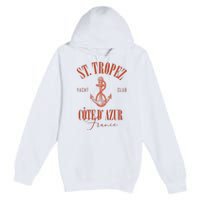 St Tropez Yacht Club Cote Dazur France Vacation Premium Pullover Hoodie