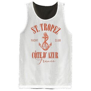 St Tropez Yacht Club Cote Dazur France Vacation Mesh Reversible Basketball Jersey Tank