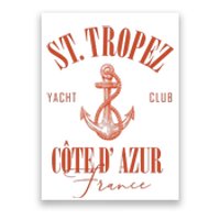 St Tropez Yacht Club Cote Dazur France Vacation Poster