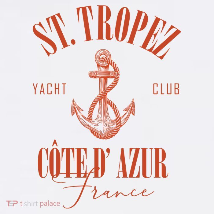 St Tropez Yacht Club Cote Dazur France Vacation Premium T-Shirt