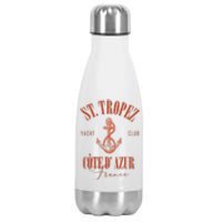 St Tropez Yacht Club Cote Dazur France Vacation Stainless Steel Insulated Water Bottle