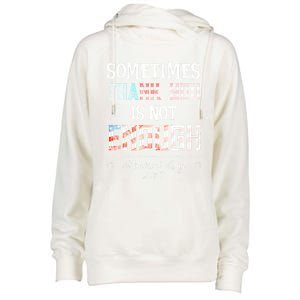 Sometimes Thank You Is Not Enough Memorial Day 2017 Meaningful Gift Womens Funnel Neck Pullover Hood