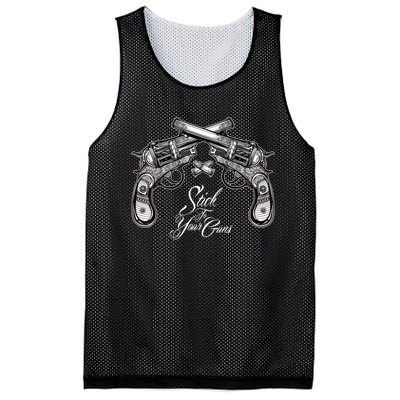 Stick To Your Guns Western Bandit Vintage Cowboy Mesh Reversible Basketball Jersey Tank