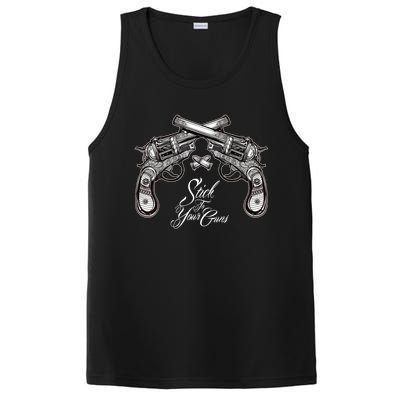 Stick To Your Guns Western Bandit Vintage Cowboy PosiCharge Competitor Tank