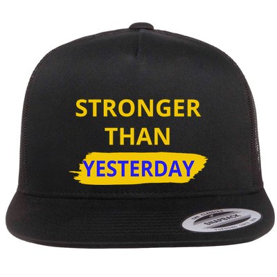 Stronger Than Yesterday Flatbill Hat