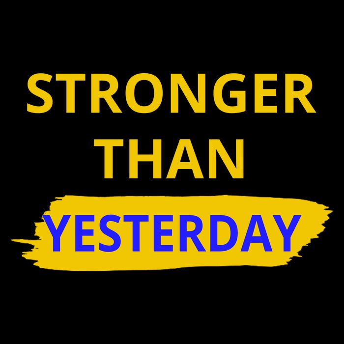 Stronger Than Yesterday Crop Top