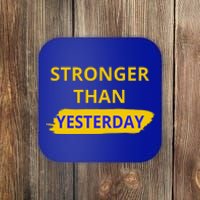 Stronger Than Yesterday Coaster