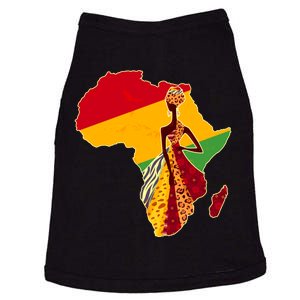 Stylish African Woman In Traditional Clothes Colors Doggie Tank