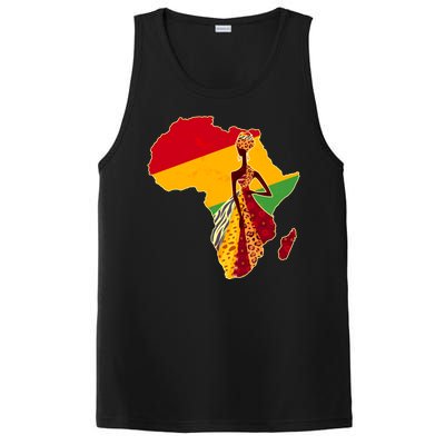 Stylish African Woman In Traditional Clothes Colors PosiCharge Competitor Tank