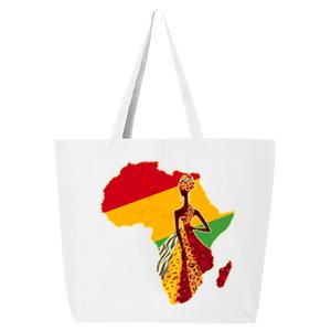 Stylish African Woman In Traditional Clothes Colors 25L Jumbo Tote