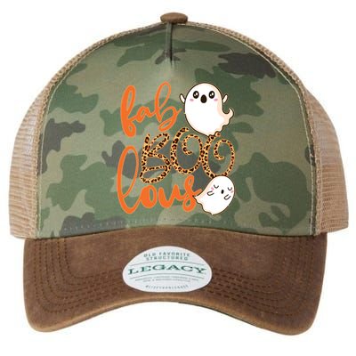 Stylish leopard Halloween Fab-BOO-lous Ghost Legacy Tie Dye Trucker Hat