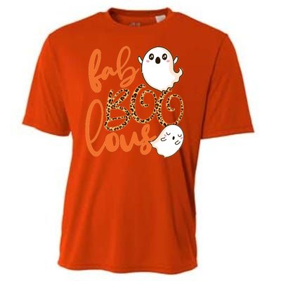 Stylish leopard Halloween Fab-BOO-lous Ghost Cooling Performance Crew T-Shirt