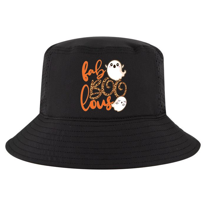 Stylish leopard Halloween Fab-BOO-lous Ghost Cool Comfort Performance Bucket Hat