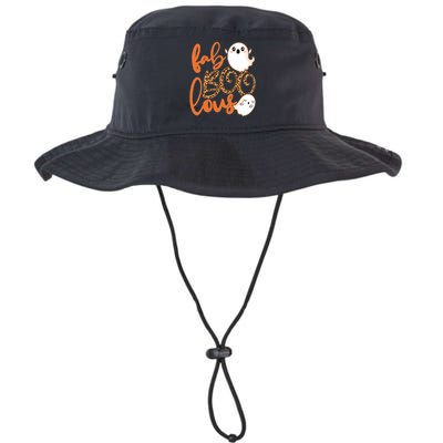 Stylish leopard Halloween Fab-BOO-lous Ghost Bucket Hat