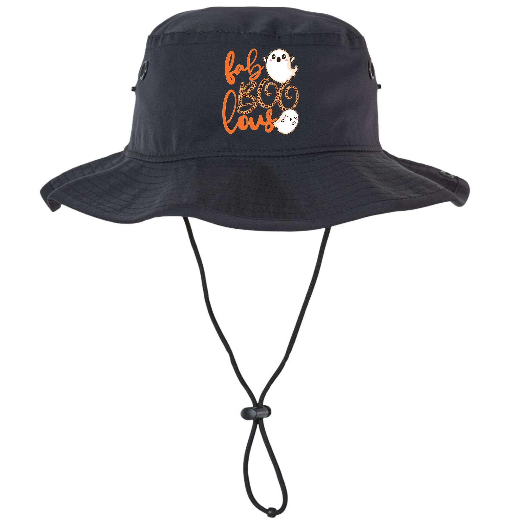 Stylish leopard Halloween Fab-BOO-lous Ghost Bucket Hat