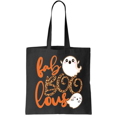 Stylish leopard Halloween Fab-BOO-lous Ghost Bag