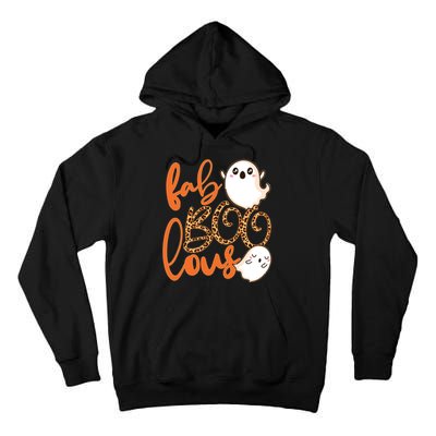 Stylish leopard Halloween Fab-BOO-lous Ghost Tall Hoodie