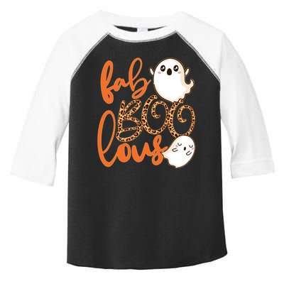 Stylish leopard Halloween Fab-BOO-lous Ghost Toddler Fine Jersey T-Shirt