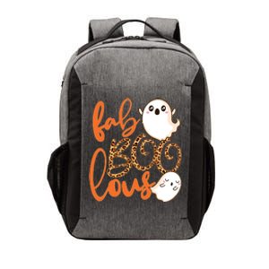 Stylish leopard Halloween Fab-BOO-lous Ghost Vector Backpack